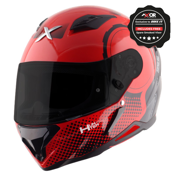 Axor Axor helmet sh890 full face - spear gloss red - large